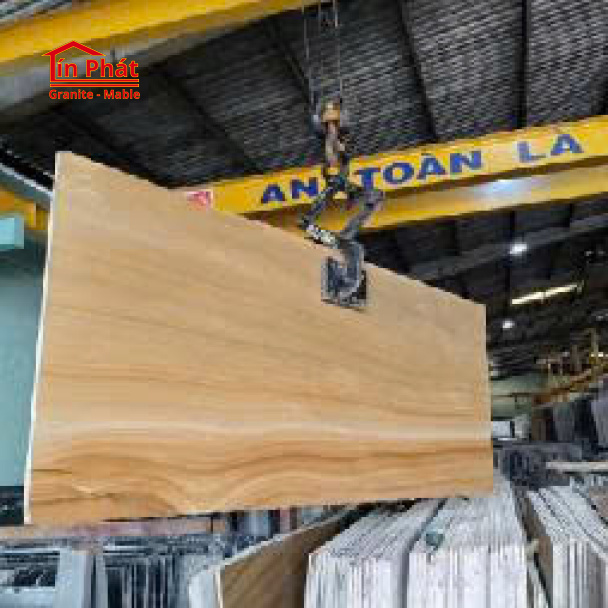 Đá Marble Vàng vân gỗ 