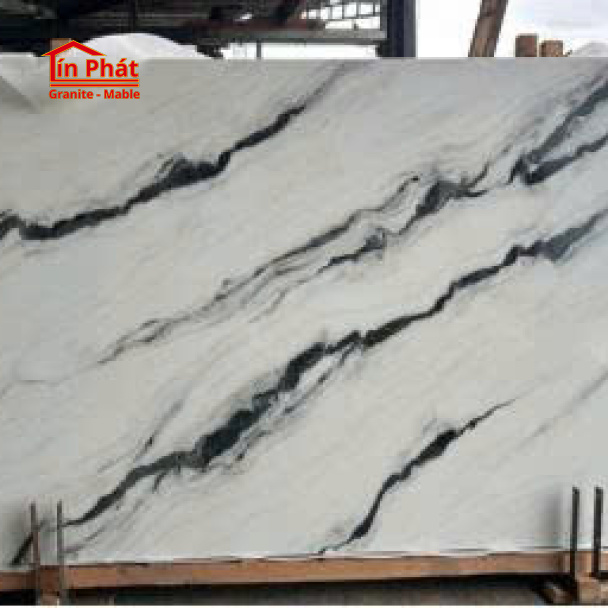 Đá Granite Trắng sứ vân