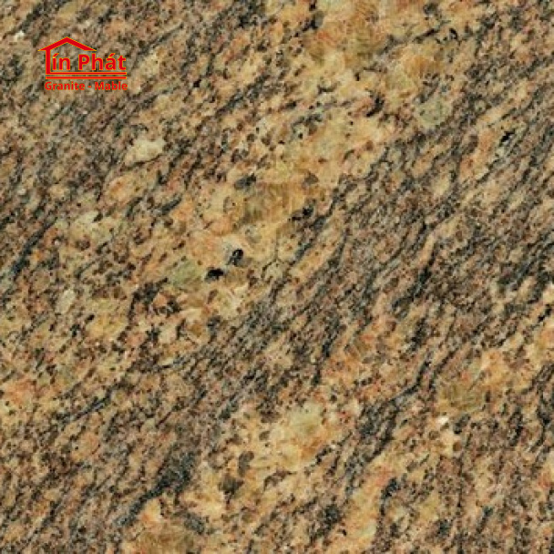 Đá Granite vàng da báo
